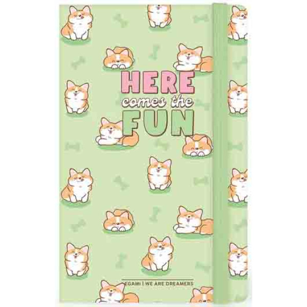 Notes CORGI linije 21x13cm 