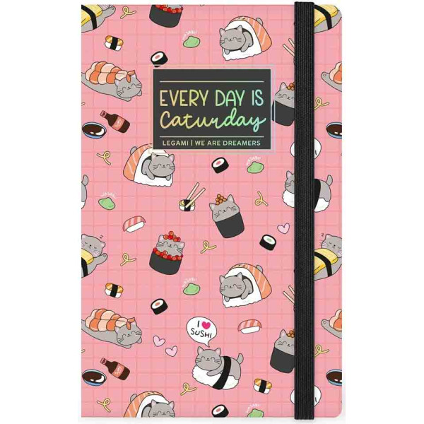Notes SUSHI CAT linija 21x13cm 