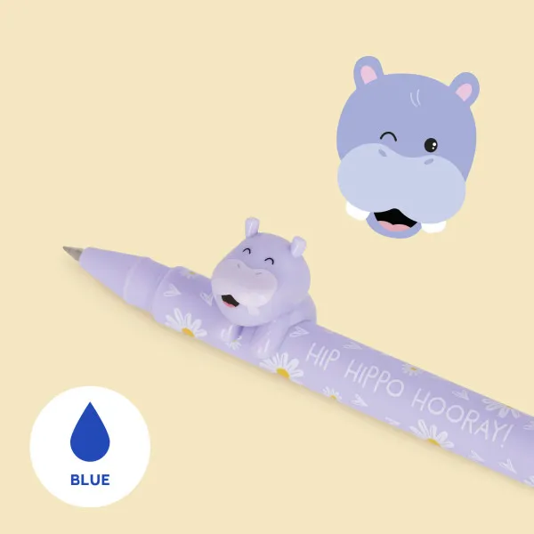 Gel olovka 0.5 LOVELY FRIENDS - HIPPO (plavo mastilo) 