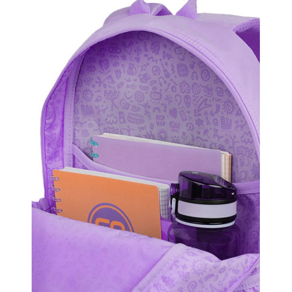 Ranac sa dve pregrade PASTEL POWDER PURPLE 