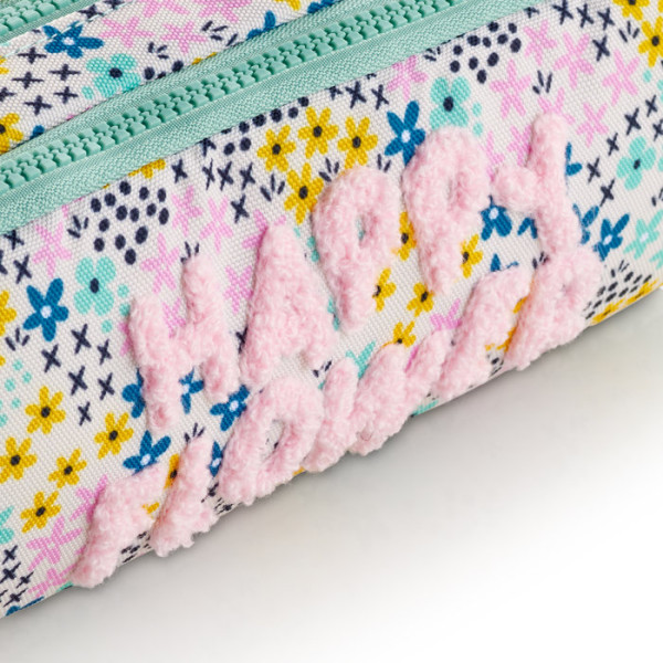 Prazna pernica sa tri pregrade MIQUELRIUS Happy Flower (Eko) 