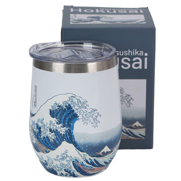 Putna šolja od nerđajućeg čelika  WAVE - HOKUSAI 