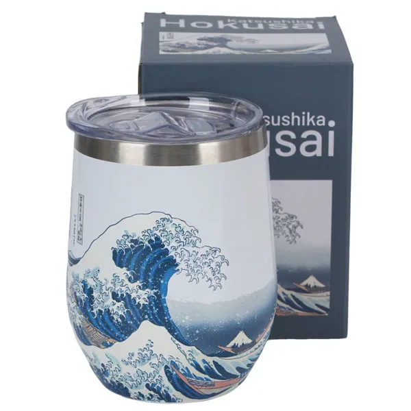 Putna šolja od nerđajućeg čelika  WAVE - HOKUSAI 
