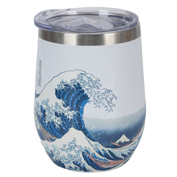 Putna šolja od nerđajućeg čelika  WAVE - HOKUSAI 