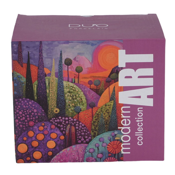 Velika porcelanska šolja BUBBLY HILLS 450ml 