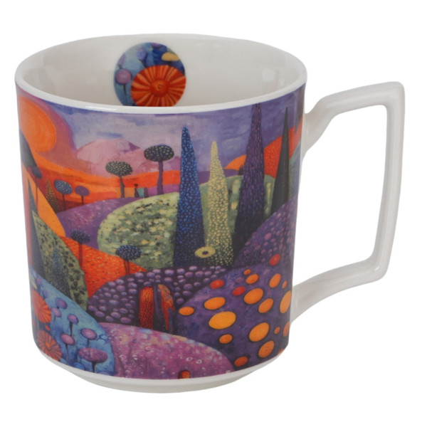 Velika porcelanska šolja BUBBLY HILLS 450ml 