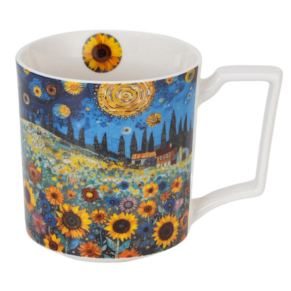 Velika šolja MODERN - SUNFLOWER FIELD 750ml 