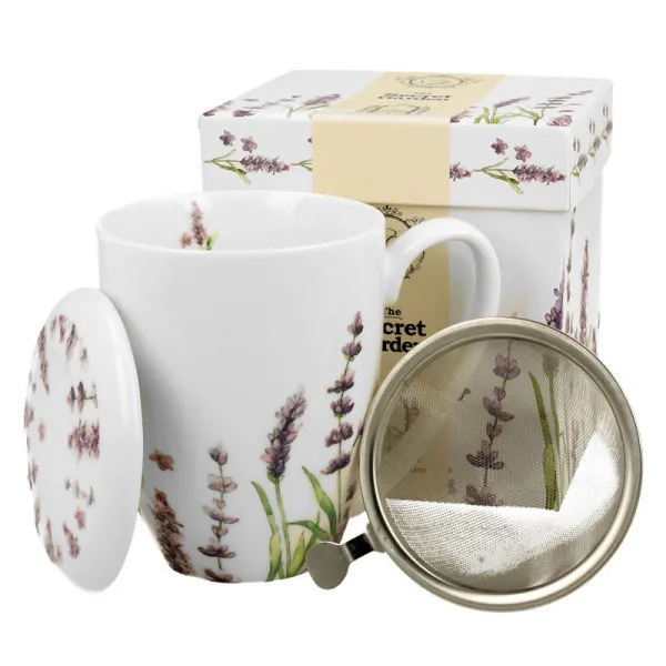 Šolja za čaj sa infuzerom LAVENDER 