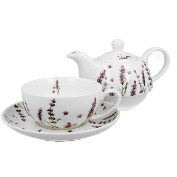 Porcelanski set za čaj CLASSIC LAVENDER 