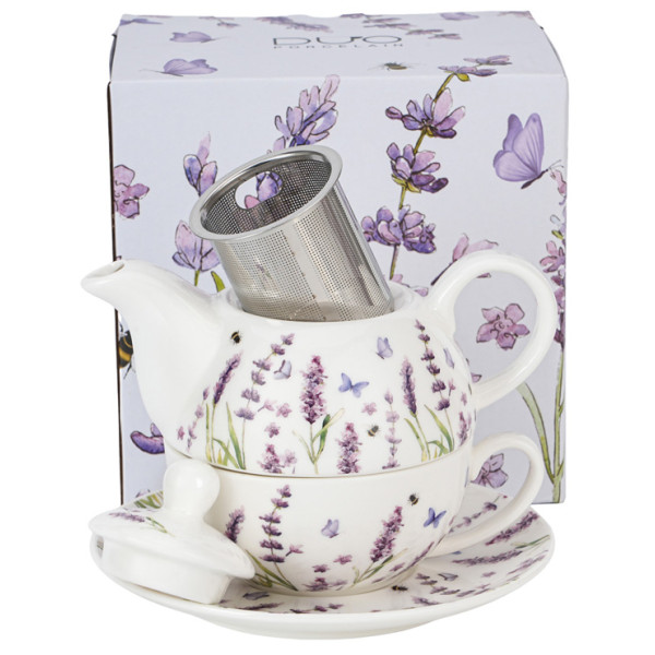 Porcelanski set za čaj CLASSIC LAVENDER 