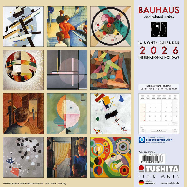 Zidni kalendar 2026 BAUHAUS 