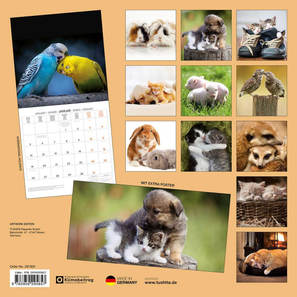 Zidni kalendar 2026 LITTLE FRIENDS 