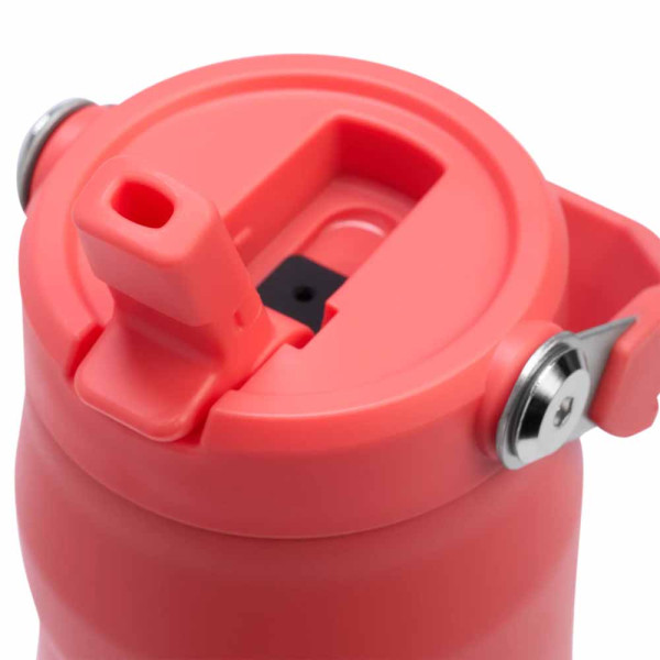 STANLEY flaša THE ICEFLOW™ BOTTLE FLIP STRAW 2.0 0.7L HOT CORAL 