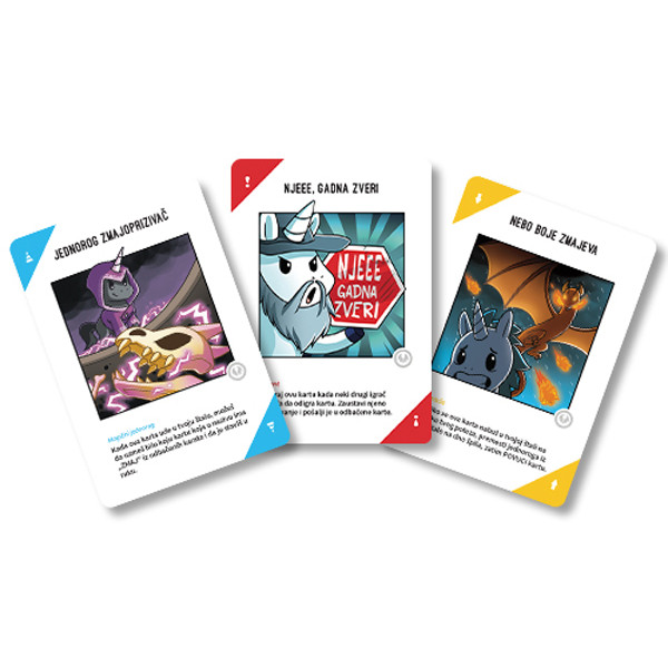 Društvena igra NESTABILNI JEDNOROZI ZMAJEVI 