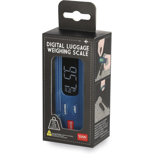 Digitalna vaga za prtljag PETROL BLUE 