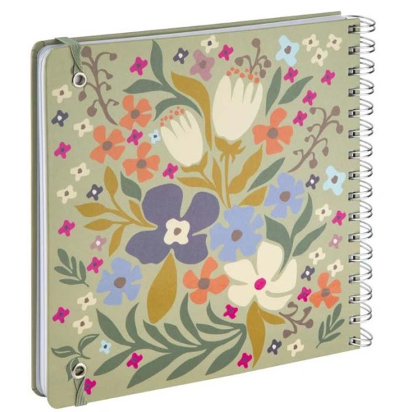 SCRAPBOOK FLOWERS 20,5x20,5cm 