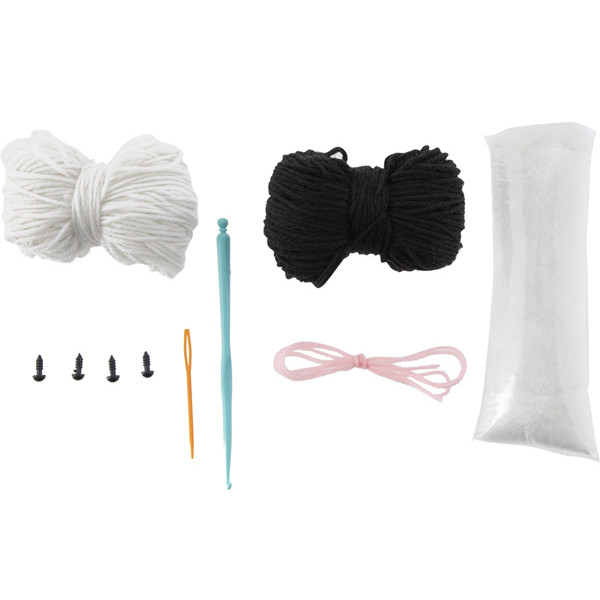 Kreativni set za heklanje MAČKE 13x5x10,5cm 