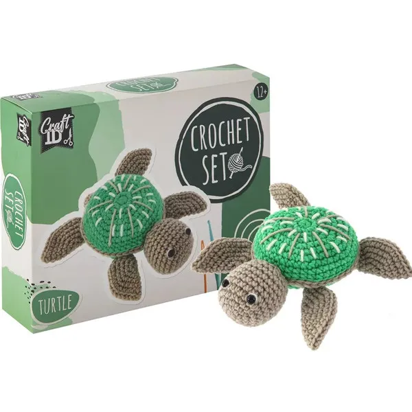 Kreativni set za heklanje  KORNJAČA 14x4x16cm 