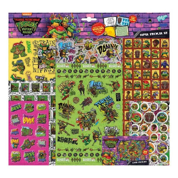 Set stikera NINJA TURTLES 