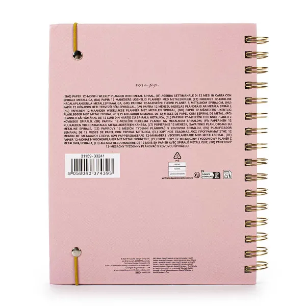 Agenda sa olovkom 2026 (12m) POSH&POP Make It Happen 