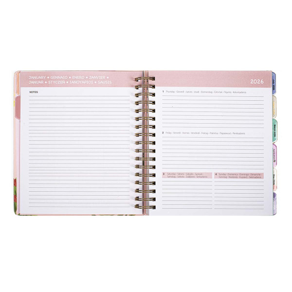 Agenda sa olovkom 2026 (12m) POSH&POP Bloom 