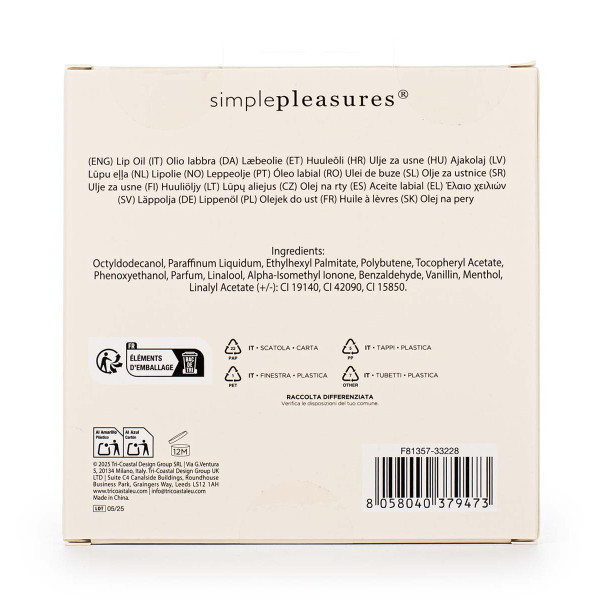 Poklon set COZY Ulje za usne 5x3ml 