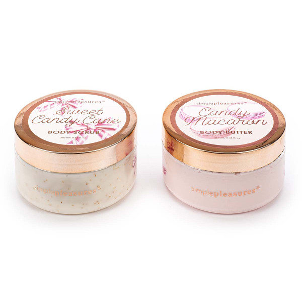 Poklon set COZY Puter za telo i piling 