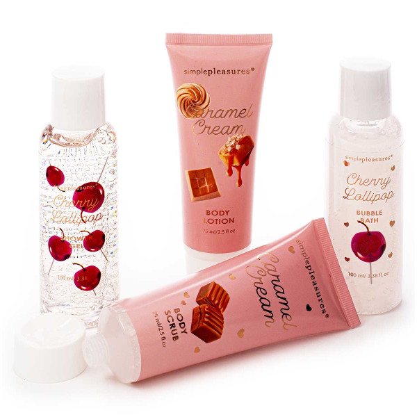 Poklon set COZY Losion za telo, kupka, piling 