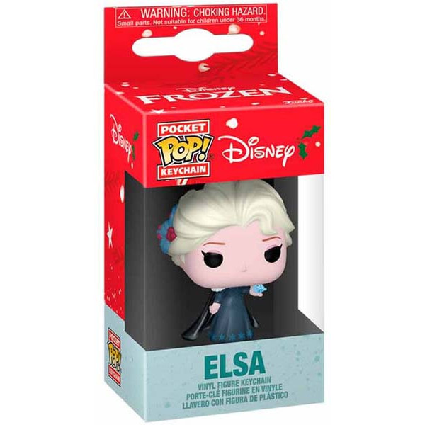 FUNKO POP! Privezak za ključeve PRINCESS HOLIDAY - ELSA 