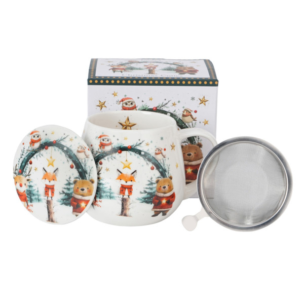 Šolja sa infuzerom 430ml NOVA GODINA Grad 