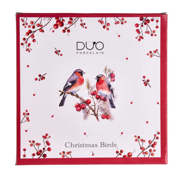 Veliki porcelanski tanjir NOVA GODINA - Ptice 