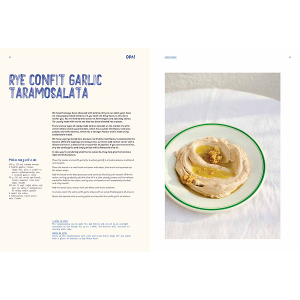 OPA Recipes inspired by Greek tavernas 