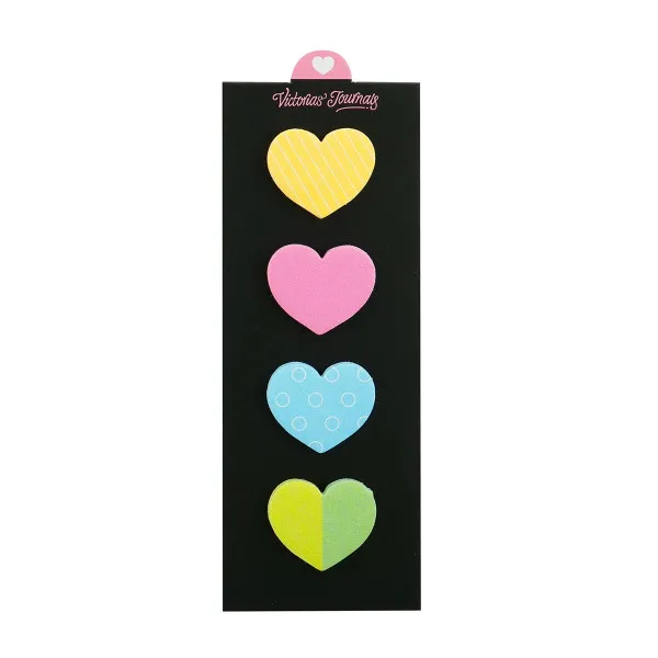 Mini blokovi za poruke SRCE, 4 boje, 20 listića 