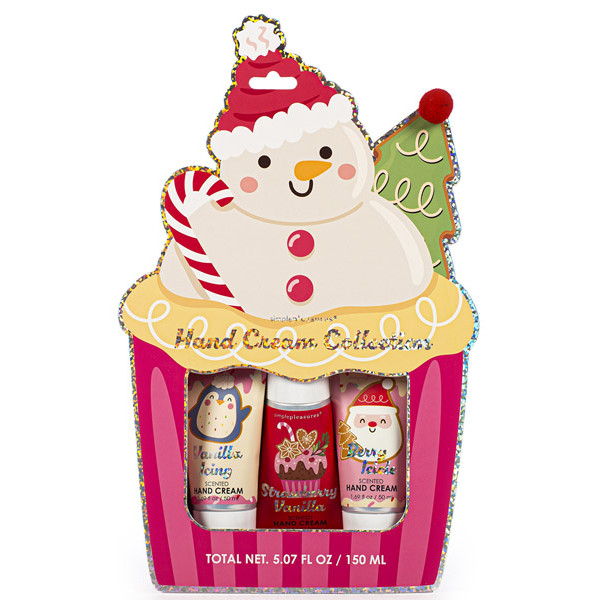 Novogodišnji set tri kreme za ruke SNEŠKO 