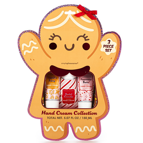 Novogodišnji set tri kreme za ruke GINGERBREAD 