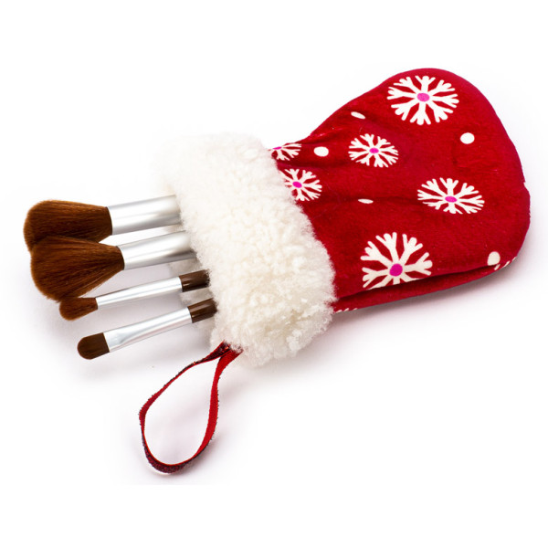 Novogodišnji set četiri četkice za šminku SNEŠKO BELIĆ 