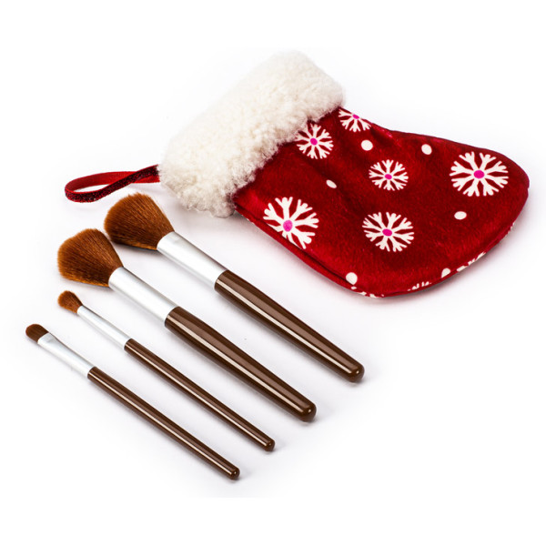 Novogodišnji set četiri četkice za šminku SNEŠKO BELIĆ 