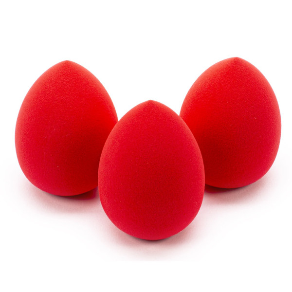 Novogodišnji set tri sunđera za šminku DEDA MRAZ 