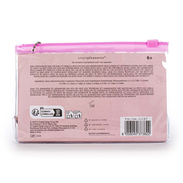 Set lakova za nokte sa separatorom NOVA GODINA 