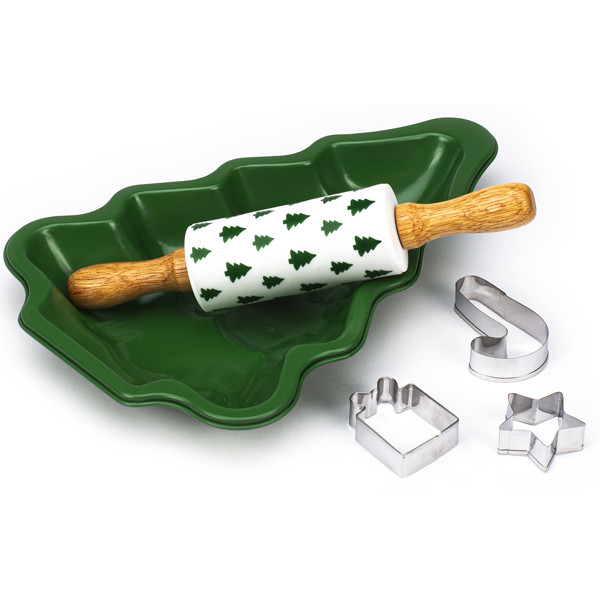 Novogodišnji set za pravljenje kolača JELKA 