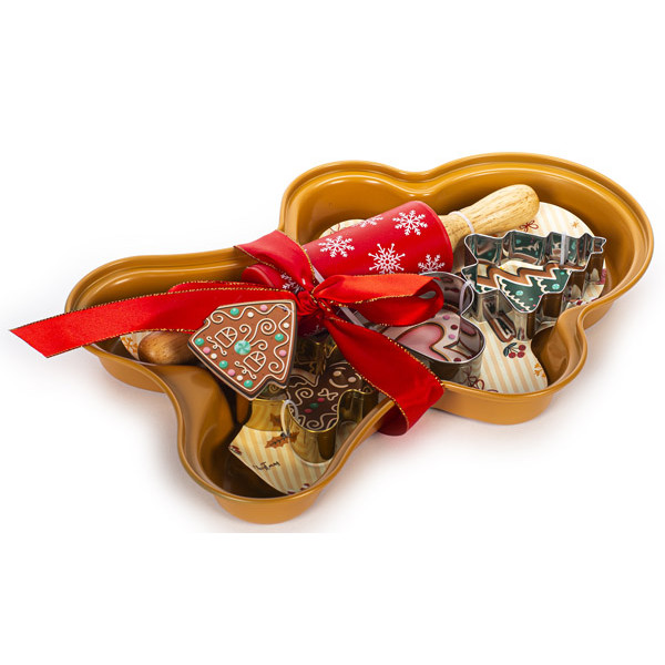 Novogodišnji set za pravljenje kolača GINGERBREAD 