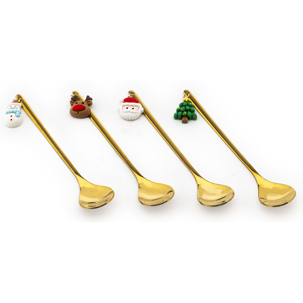 Set četiri novogodišnje kašičice 