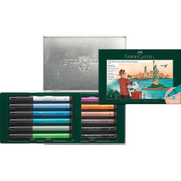 Pen brush flomasteri 1/12 FABER CASTEL New York 