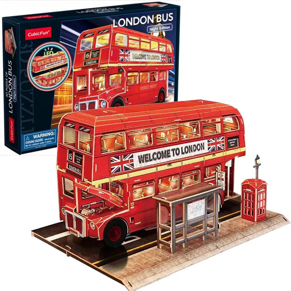 CUBIC FUN 3D puzzle  LONDON BUS 