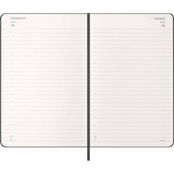 Planer MOLESKINE 2026 TP crni 