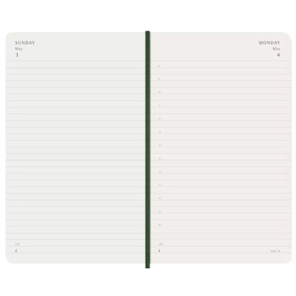 MOLESKINE Dnevni planer MP ZELENI 13 x 21 cm 