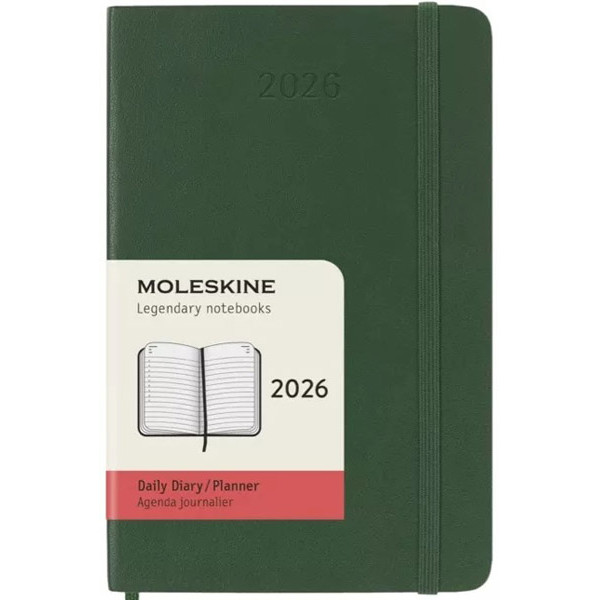 MOLESKINE Dnevni planer MP ZELENI 9 x 14 cm 