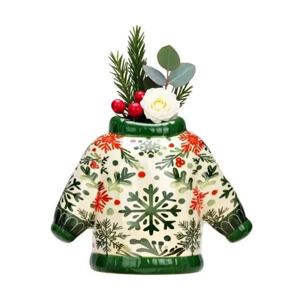 Novogodišnja vaza DŽEMPER 15cm (Više vrsta) 