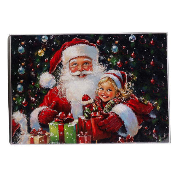 Novogodišnji ukrasi 1/6 DEDA MRAZ 6cm 