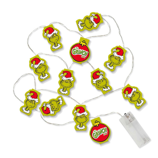 Novogodišnje dekorativne lampice GRINCH 1,95m 